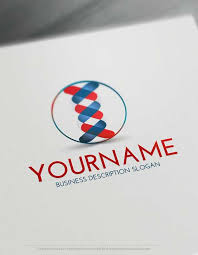 Download files instantly · new templates added daily Science Dna Logo Maker Online Gene Logo Creator For Free