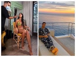 Ronaldo si rilassa in pigiama, ma Georgina in bikini manda in tilt tutti -  Tgcom24