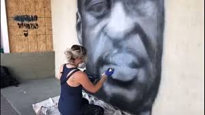 The vandalism came just days after the statue was unveiled, and only a day before the officer who killed mr. Greensboro Police Investigate George Floyd Mural Vandalism Wfmynews2 Com