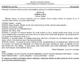 Check spelling or type a new query. Subiecte Bac 2018 Sesiunea De ToamnÄƒ Subiectele De La Limba RomanÄƒ Examen SusÈ›inut In Sesiunea A Doua De Bacalaureat Memorii De Mircea Eliade È™i Eseu Despre ParticularitÄƒÅ£ile Unui Text Poetic Hotnews Mobile