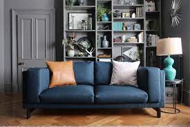 Did you scroll all this way to get facts about denim sofa? Custom Ikea Nockeby Loveseat Sofa Covers In Kino Denim Fabric Modern Wohnbereich Melbourne Von Comfort Works Custom Slipcovers Houzz