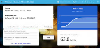 It runs on windows devices which have amd and nvidia graphics cards. Easy Graphical Ethereum Mining Software Windows Ethereum Miner