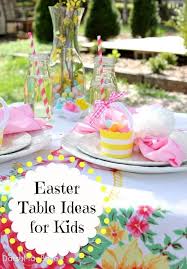 Save your next soup can, wrap it with a bright happy easter band (download link) and fill it full of crayons to keep your little guests entertained. Easter Table Ideas For Kids Daisymaebelle Easter Kids Easter Kids Table Easter Party
