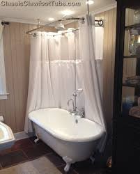 67 Cast Iron Double Ended Clawfoot Tub Clawfoot Tub Shower Clawfoot Tub Shower Curtain Shower Tub Combination
