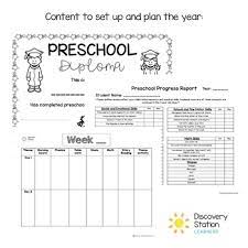 35 Week Curriculum Map For 3 Year Old Preschool By Discovery Station Learners