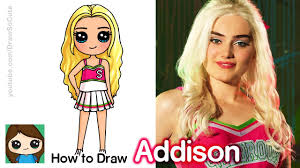 Some people were impressed with the nice pictures of them too. How To Draw A Cheerleader Addison Disney Zombies Youtube