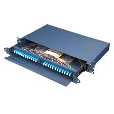 Suitable for 19'' standard optic distribution cabinets. Sliding Type Fully Equipped Ftth 48 Port Lc Fiber Optic Patch Panel