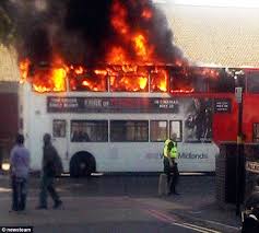 Image result for paris bus burning