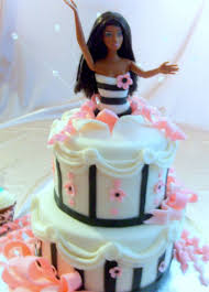 Gender reveals are exciting experiences for entire families. Barbie Cake Minus Barbie N Use Side Head Barbie Cake Doll Cake Barbie Birthday Cake