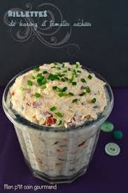 Recette De Rillettes De Hareng Et Tomates Sechees Recette Hareng Rillettes Tartinade
