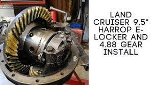 Tre e locker for toyota land cruiser series /4 runner / hilux 8 50 mm. Land Cruiser 9 5 Harrop E Locker And 4 88 Gears Install Youtube