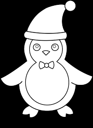 The coloring pages include pictures of penguins with their babies. Christmas Penguin Coloring Page Free Clip Art