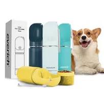 2024 New ODM Pets Water Bottle Stainless Steel Dog Drinking Bottle Outdoor  Pets Feeders