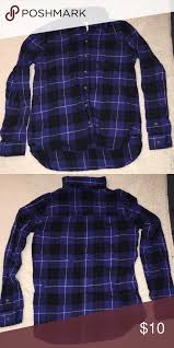 Black And Gold Flannel Shirt Women S Black And Blue Flannel Very Pretty Dark Royal Blue And Black Flannel Shirt Button Down With A Small Che Black Flannel Shirt Clothes Design Ladies Dress Design