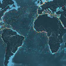 this is an incredible visualization of the worlds shipping