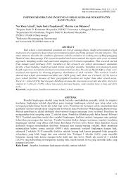 See more of duta sanitasi sekolah on facebook. Pdf Inspeksi Kesehatan Lingkungan Sekolah Dasar Di Kabupaten Banyuwangi