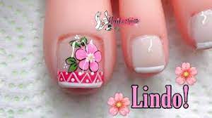 Decorados de uñas uñas decoradas con pigmentos youtube. Modelo De Unas Decoradas De Los Pies Como Decorar Las Unas De Los Pies Diseno Bonito Para Pie Youtube