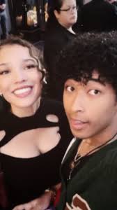 Adrian Lyles and Malia Baker