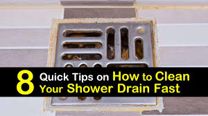 You don't have to suffer from a smelly shower drain. 8 Quick Ways To Clean A Shower Drain Fast