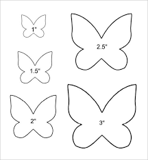 Sample Butterfly 9 Documents In Pdf Butterfly Template Butterfly Felt Butterfly Printable
