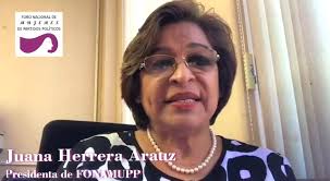 Mensaje de la Dra. Juana Herrera, Presidenta de FONAMUPP Panamá
