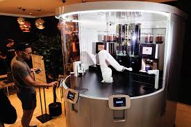 The grinder has eight different settings for users to adjust coarseness, and it can hold about 7 ounces of beans at once. Will Coffee Technology Change The Cafe Experience Imbibe Magazine