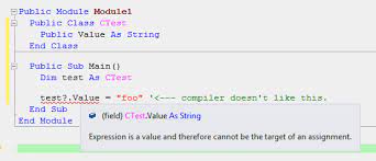 Support Null-Conditional Operator In Assignment Statements. · Issue #239 ·  Dotnet/Vblang · Github
