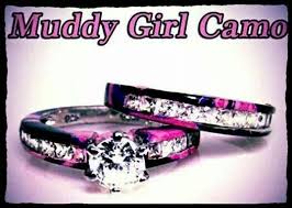 Muddy Girl Camo Ring Set Camo Girl Muddy Girl Camo Camo Wedding Rings
