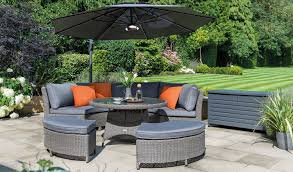 Lower tables are better for relaxing and enjoying a casual soiree, while higher tables will mean people sit up a little more, which is better for more formal gatherings. Palma Round Set Casual Dining Garden Furniture Kettler Official Site