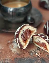 Delices D Orient Domes Sables Chocolat Et Caramel Beurre Sale Koekjes Koken Recepten