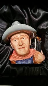 Royal Doulton John Wayne "The Duke" Character Toby Jug w/ box & C.O.A.  D7269