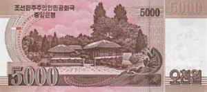 Mi pénz visszafizetési garanciát is vállalunk. Bankjegy 5 000 Won Eszak Korea 2002 2008 2009 New Won Issue Wor P 66s