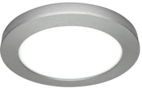 Maxlite Led Slim Flush Mount Ceiling Fixture 15 24w Brushed Nickel 3000k Ml2l15slni2430