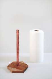 9 stylish diy ideas added for inspirations. Diy Copper Wood Paper Towel Holder Almost Makes Perfect