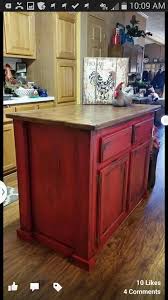 The Plaster Paint Company Red Kitchen Cabinets Chalk Paint Kitchen Cabinets Kitchen Renovation