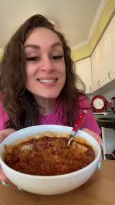 Auntie Amanda Eating Chili