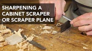 We are grateful for the opportunity to work with an expert like brian and thought he was the best person to demonstrate the proper methods and techniques to get the most out of your blue cabinet scraper. Sharpening Scraper Planes And Cabinet Scrapers Youtube
