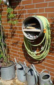 Zinktopf Als Schlauchhalter Gartenschlauchhalter Schlauchhalter Verzinkte Wanne