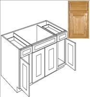 shop kitchen cabinets country oak sink