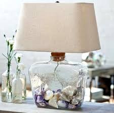 Fillable Glass Table Lamps With Images Glass Lamp Shell Lamp Lamp