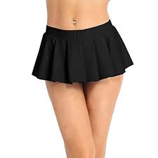 Amazon.com: LiiYii Disfraz de colegiala para mujer, de talle bajo,  minifalda plisada, para fiestas y clubes, Negro - : Ropa, Zapatos y Joyería