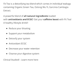 Fit Tea Review Does It Work For Weight Loss Is It Safe