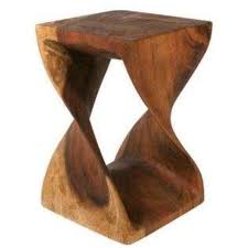A beautiful robust solid wooden side table, this stool will fit. Novelty End Tables Ideas On Foter