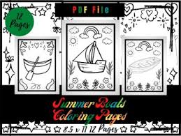 There are so many printable beach coloring pages choices! Summer Boats Coloring Pages For Kids Boat Coloring Sheets Pdf Printable Pages