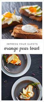 Orange Pear Toast Recipe Russell Hobbs Recipe Toast Recipes Recipes Healthy Afternoon Snacks
