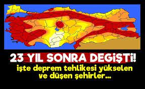 7.5 şiddetindeki deprem i̇çin tahmini hasar bilgileri. Iste Turkiye Nin Yeni Deprem Haritasi