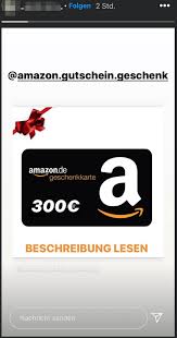 Durchstöbere die liste von angezeigten angeboten von amazon. Instagram Amazon Gutschein Geschenkt Echt Oder Fake