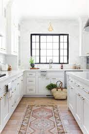 Avoid plain white worktops, which will look too stark in combination with the black cabinets. White Kitchen Design Modern Kitchen Design Interior Design Kitchen