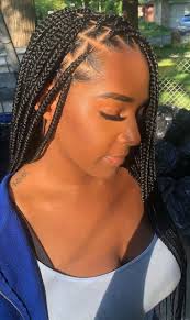 From box braids to crochet braids, and dutch braids to marley twists, we've explained all the thought your braid options were limited to box braids and cornrows? Pin By Mariama On Hairstyles Braids With Curls Braided Hairstyles Box Braids Hairstyles