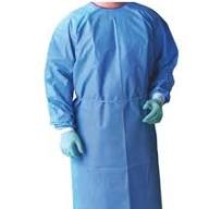 Consumer Choice Disposable Isolation Gown - Level 1 - Non-Woven White Cuffs  1003